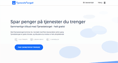 Desktop Screenshot of mobil.tjenestetorget.no